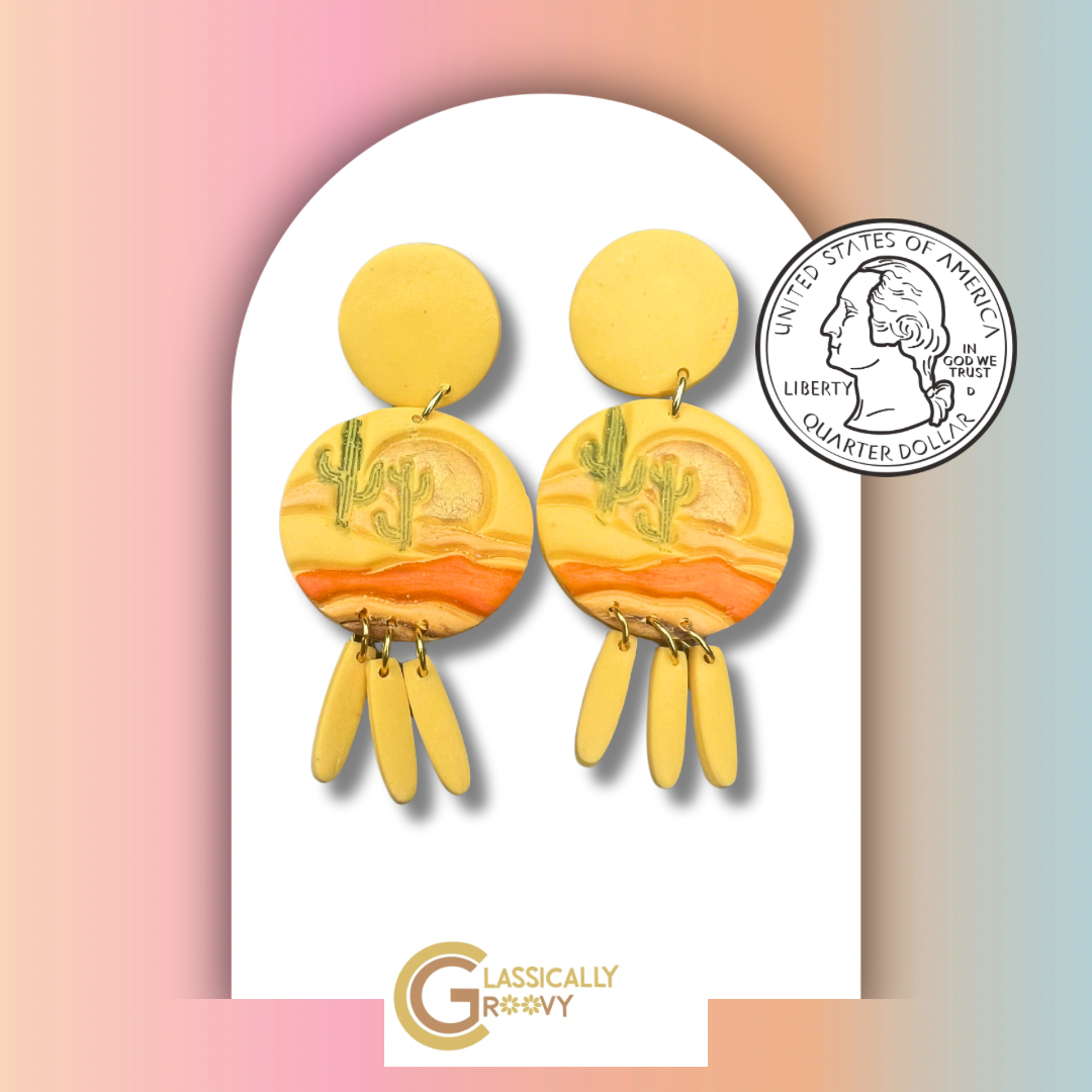 Desert Landscape Earrings