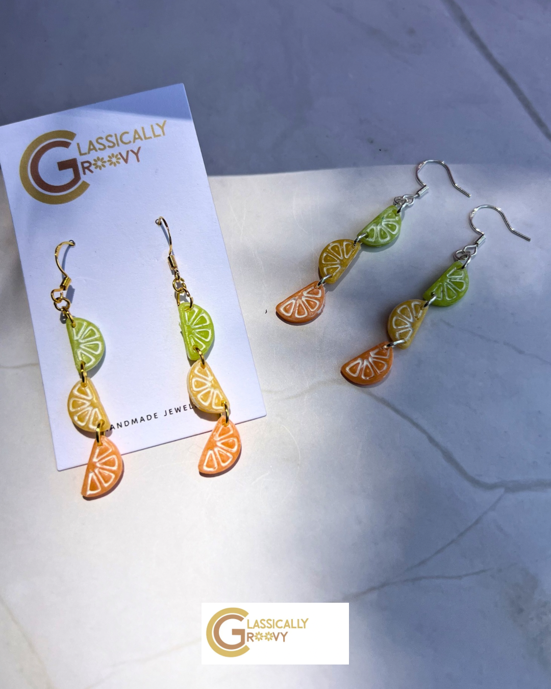 Citrus Dangle Earrings
