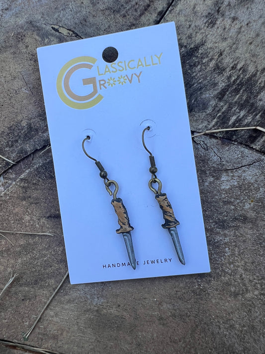 Knife Earrings