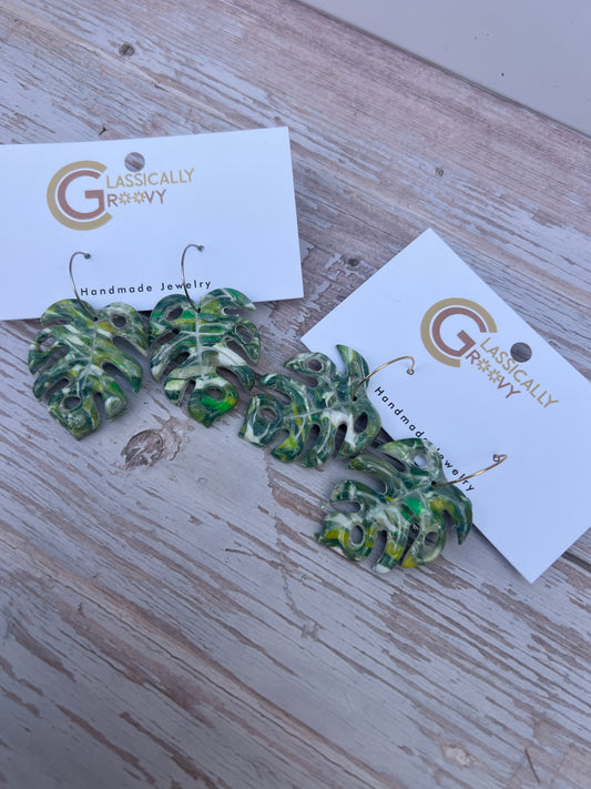 Monstera Multi Green Hoops