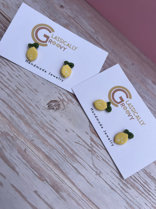 Lemon Mini Studs