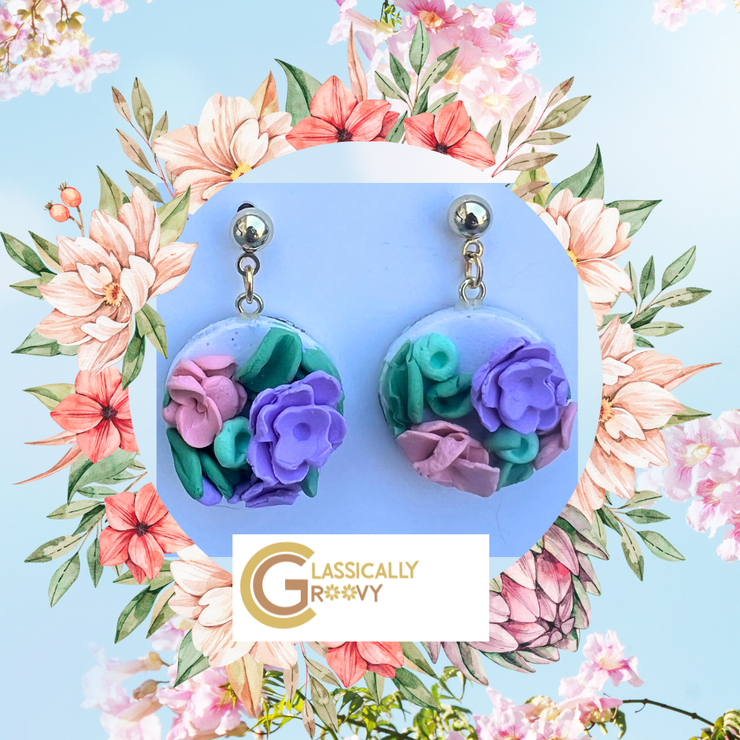 Small Floral Earrings