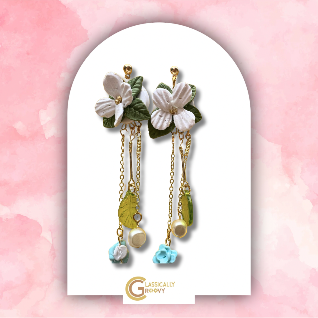 Vintage Floral Earrings