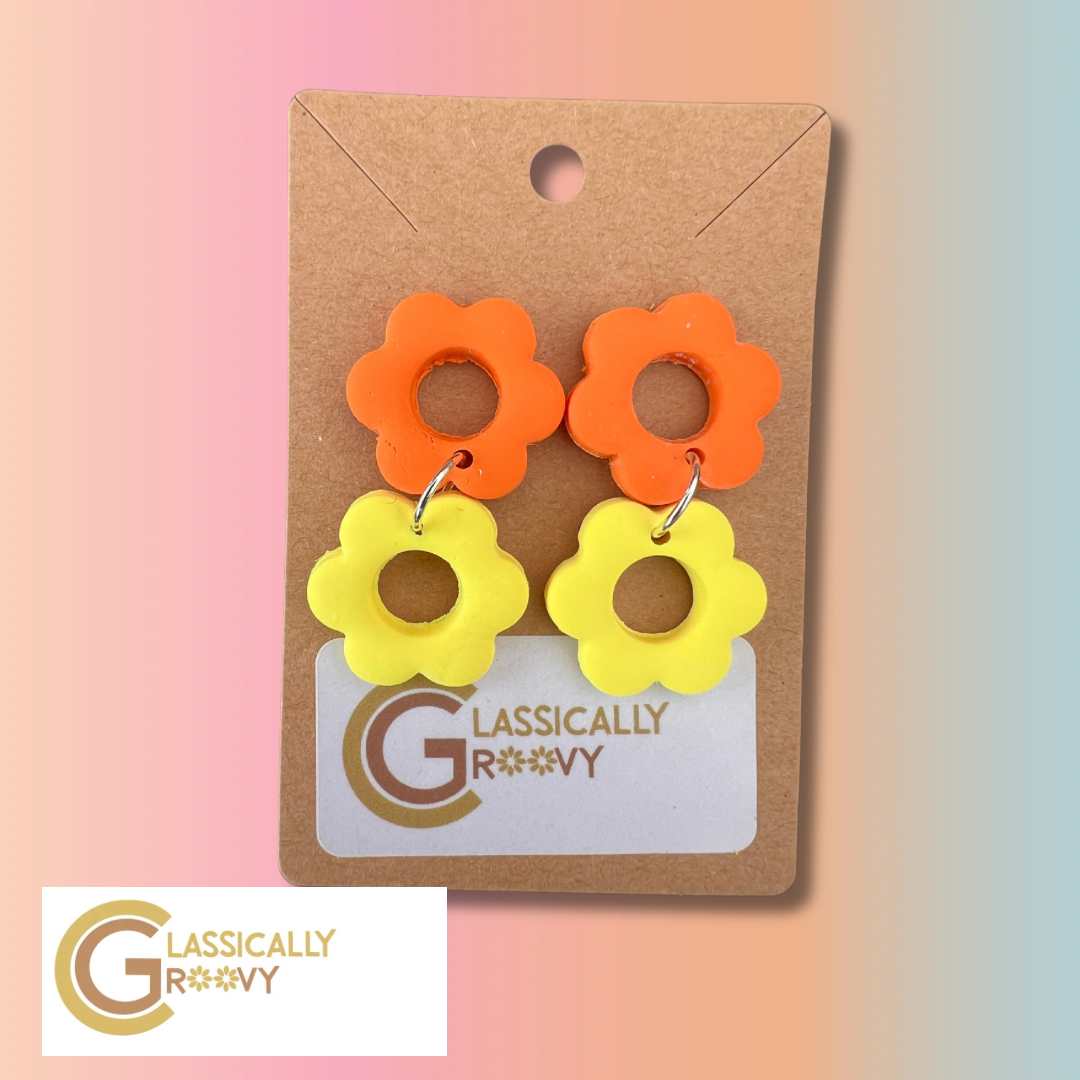 Groovy Flower Earrings