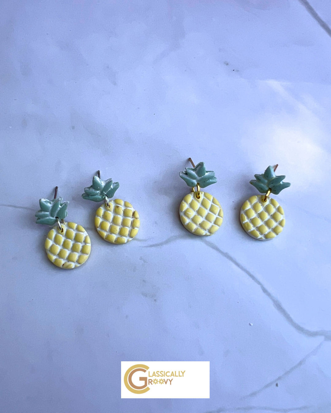 Pineapple Stud Earrings