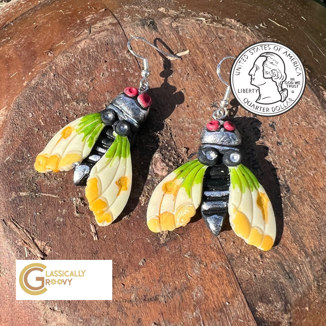 Cicada Earrings