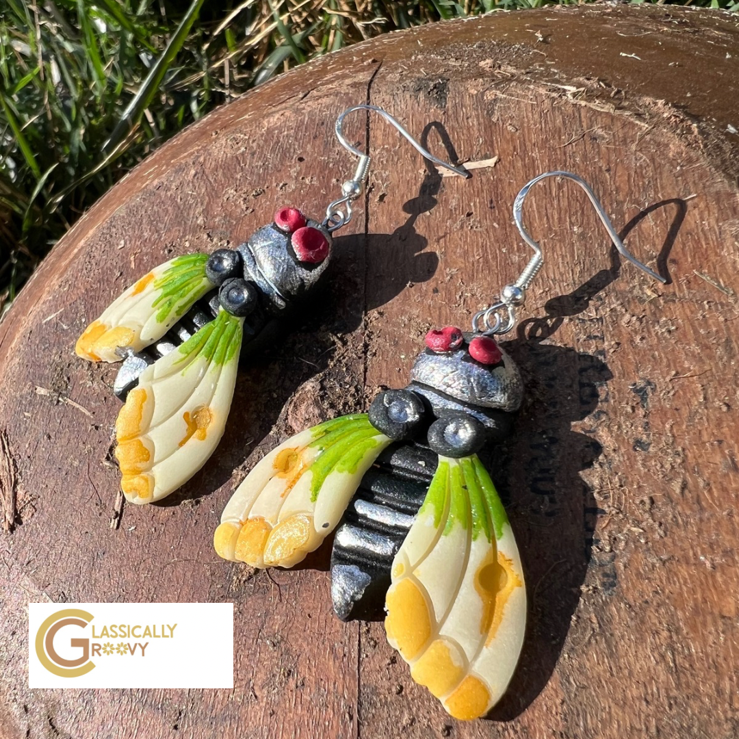 Cicada Earrings