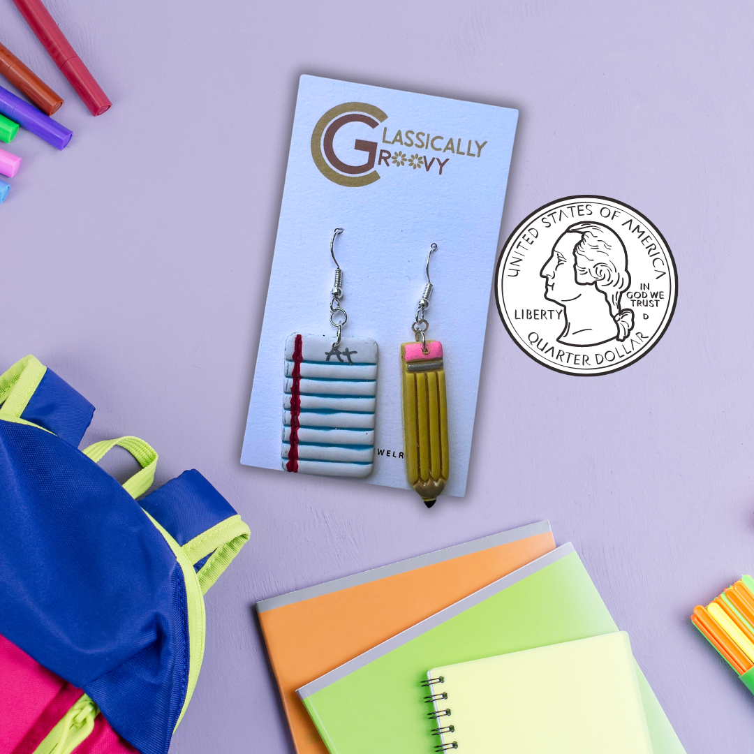 Pencil & Paper Earrings