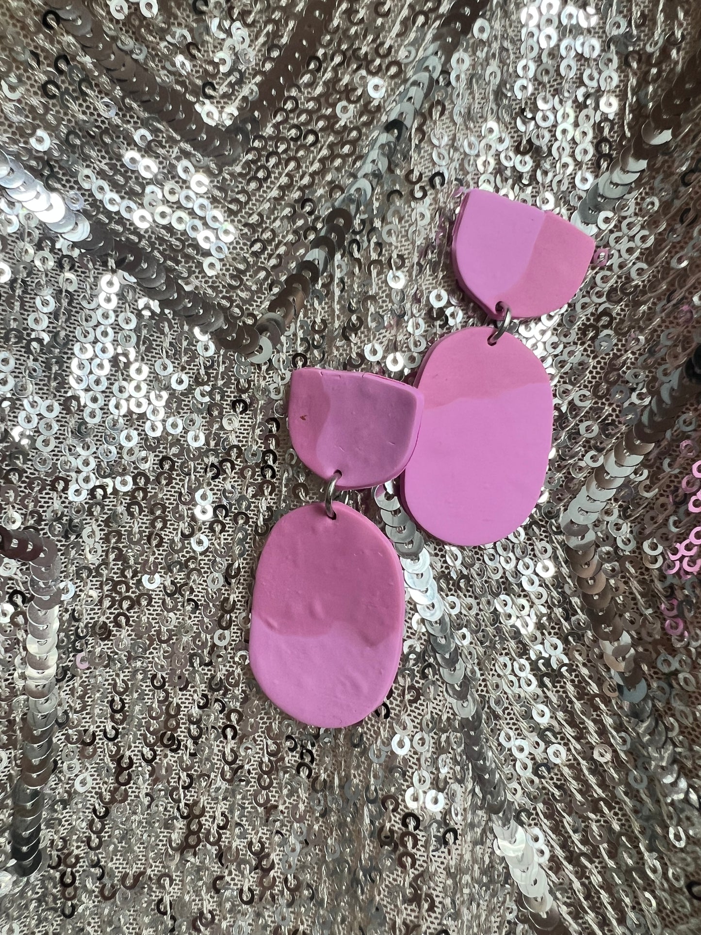 Two Toned Pink Earrings