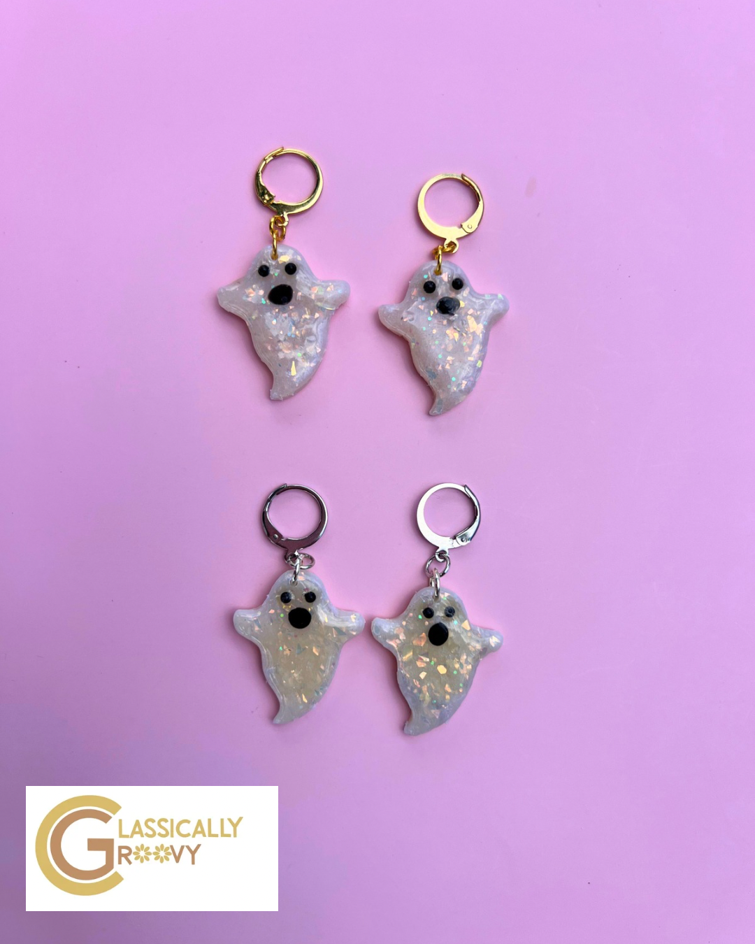*Glowing Ghost Earrings