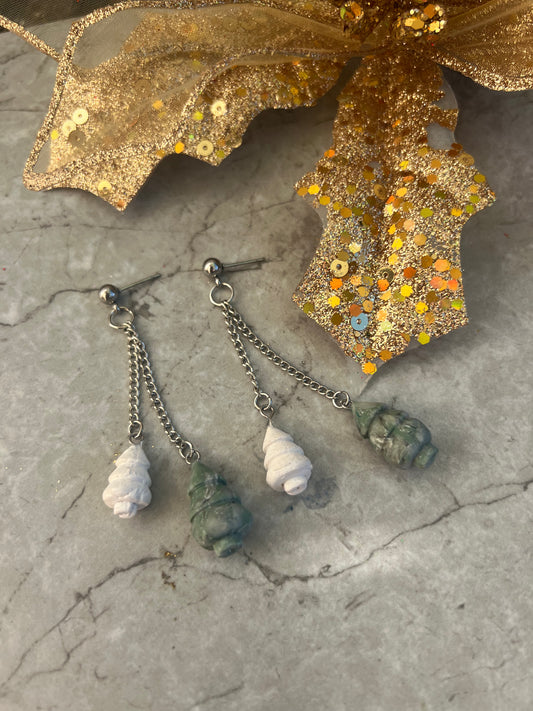 Tree Duo Dangle Earrings