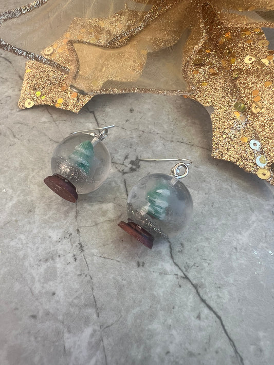 Snowglobe Earrings